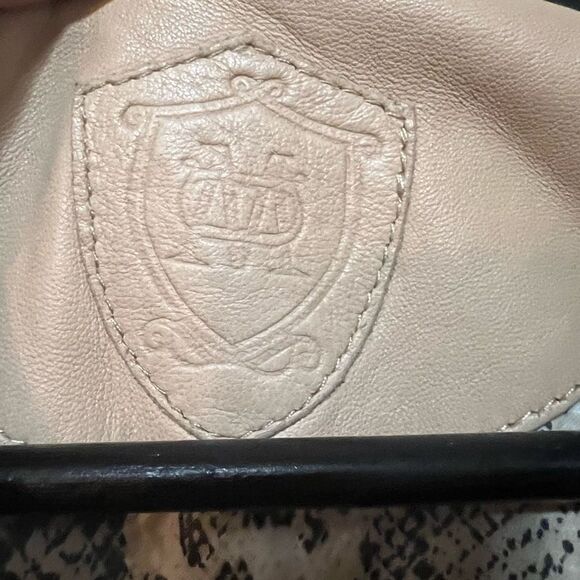 Massimo Dutti Women's Tan Sheep Skin Leather Moto Jacket - Picture 6 of 9